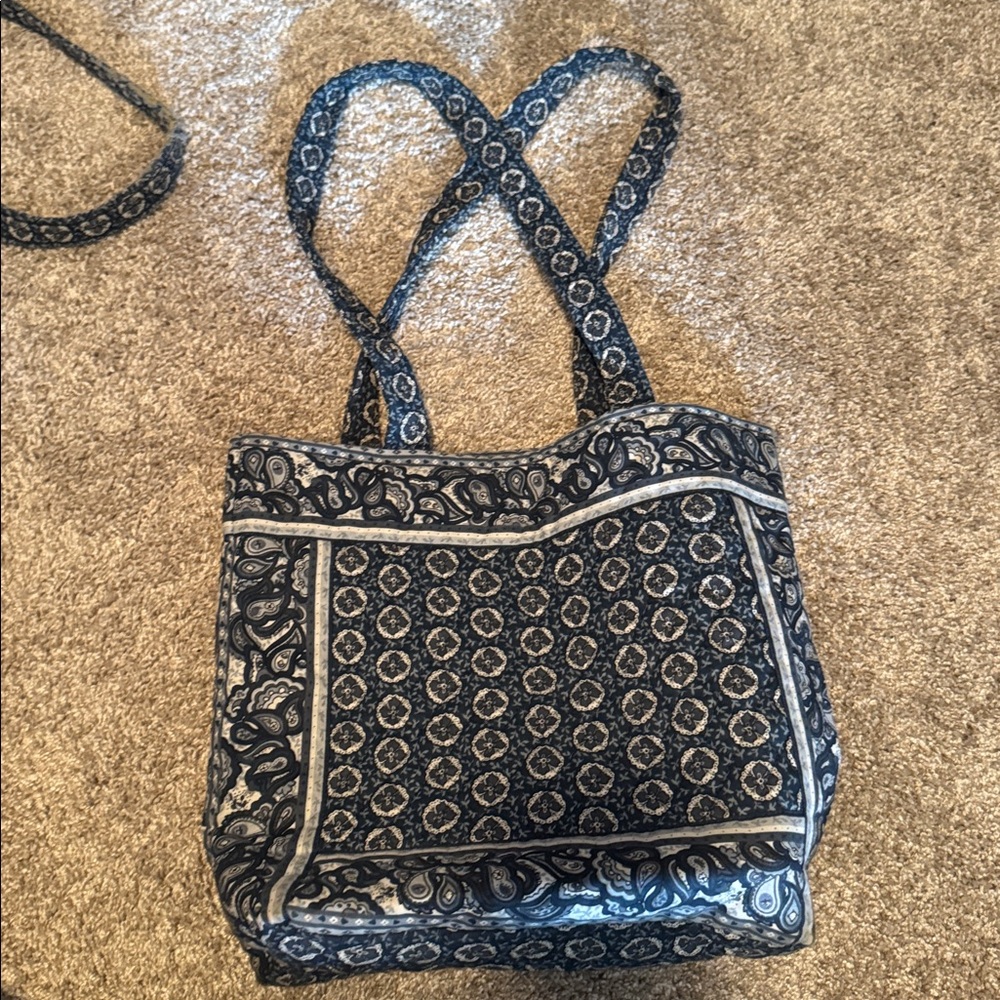 Vintage Vera Bradley Indigo (Ret. 1997) Tote Bag